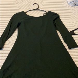 Forever 21 backless green dress